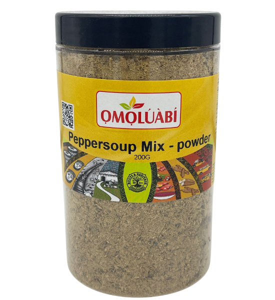 Pepper Soup Spice Mix Powder - 100g TUB OMOLUABI