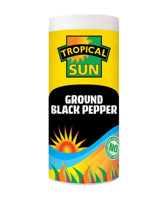 tfweww-g-2.png Ground Black Pepper - Tropical Sun 100g (Small Tub) - Image 1